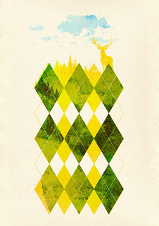 Большой постер на стену "Elegant Forest" 60х90 см без рамы Robert Farkas