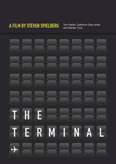 Большой кино постер к фильму на стену "Терминал" 60х90 см без рамы Movie Posters