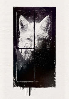 Большой постер на стену "Night Window" 60х90 см без рамы Robert Farkas
