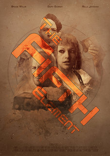 Большой кино постер к фильму на стену "5th Element v.2" 40х50 см без рамы Anthony Genuardi
