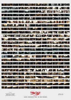 Большой кино постер к фильму на стену "300 спартанцев" 50х70 см без рамы Movie Posters