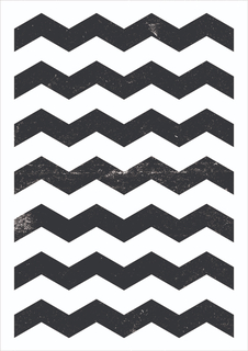 Большой постер на стену "Zig Zag" 60х90 см без рамы Motivate Me Posters
