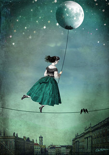 Большой постер на стену "Moonwalk" 40х50 см без рамы Catrin Welz Stein
