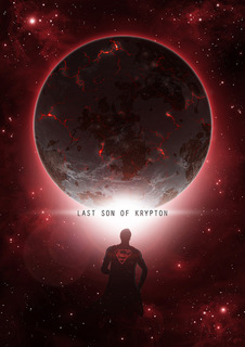 Большой кино постер к фильму на стену "Son Of Krypton" 50х70 см без рамы Anthony Genuardi