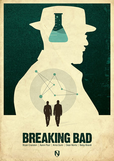 Большой кино постер к фильму на стену "Breaking Bad" 40х50 см без рамы Matt Needle