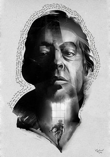 Большой постер на стену "Serge Gainsbourg (Серж Генсбур)" 60х90 см без рамы Лёша Курбатов