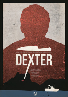 Большой кино постер к фильму на стену "Dexter" 60х90 см без рамы Matt Needle