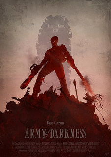Большой кино постер к фильму на стену "Army Of Darkness" 40х50 см без рамы Anthony Genuardi