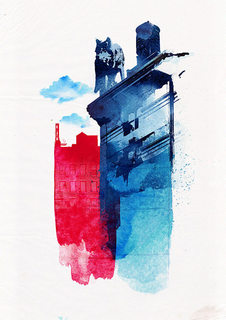 Большой постер на стену "This Is My Town" 60х90 см без рамы Robert Farkas