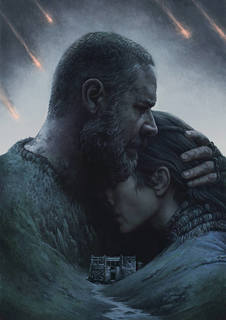 Большой кино постер к фильму на стену "Noah" 60х90 см без рамы Юрий Шведов