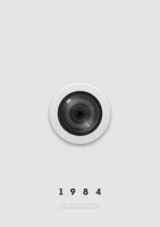 Большой кино постер к фильму на стену "1984" 60х90 см без рамы Movie Posters
