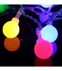 Световая гирлянда новогодняя Clever-Light шарики BAll03 30 м разноцветный