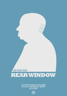 Большой кино постер к фильму на стену "Rear Window" 60х90 см без рамы Matt Needle