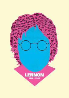 Большой кино постер к фильму на стену "Lennon" 50х70 см без рамы Matt Needle