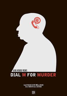 Большой кино постер к фильму на стену "Dial M for Murder" 40х50 см без рамы Matt Needle