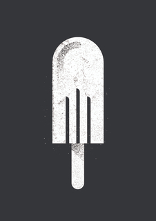 Большой постер на стену "Ice Cream" 40х50 см без рамы Motivate Me Posters