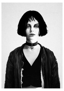 Большой постер на стену "Mathilda" 60х90 см без рамы Ruben Ireland