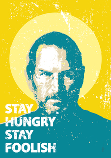 Большой мотивационный постер на стену "Stay Hungry" 50х70 см без рамы Motivate Me Posters