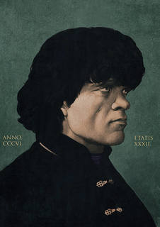 Большой кино постер к фильму на стену "Tyrion" 50х70 см без рамы Юрий Шведов
