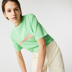 Хлопковая футболка Lacoste