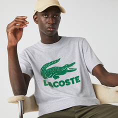Хлопковая футболка Lacoste L!VE