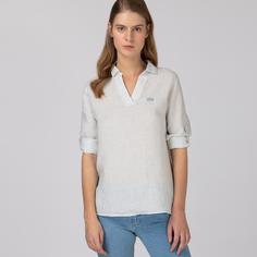 Льнаная рубашка Lacoste