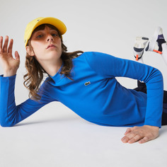 Хлопковая футболка Lacoste L!VE