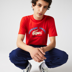Хлопковая футболка Lacoste
