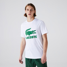 Хлопковая футболка Lacoste L!VE