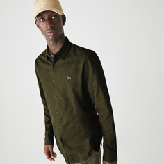 Хлопковая рубашка Lacoste