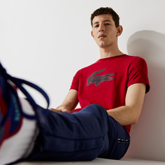 Хлопковая футболка Lacoste