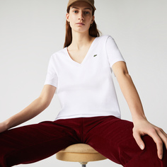 Хлопковая футболка Lacoste
