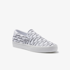 Слипоны Lacoste из канваса