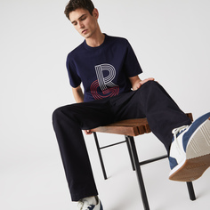 Хлопковая футболка Lacoste Roland Garros