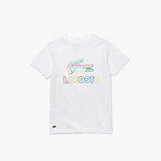 Хлопковая футболка Lacoste