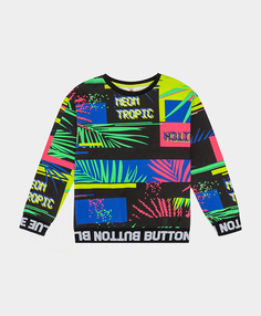 Свитшот черный Button Blue