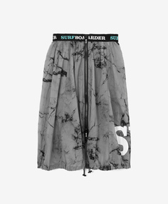 Комплект из удлиненной плащевой и короткой трикотажной юбок Gulliver