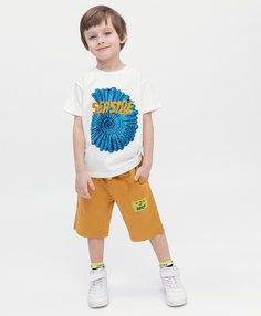 Шорты бежевые Button Blue