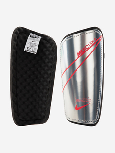 Щитки футбольные Nike Mercurial Hardshell, Серебряный, размер 150-160