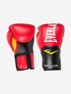 Перчатки боксерские Everlast Elite Pro style, Красный, размер 8 oz