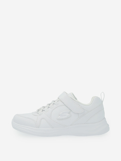 Кроссовки для девочек Skechers Glimmer Kicks School Struts, Белый, размер 31.5