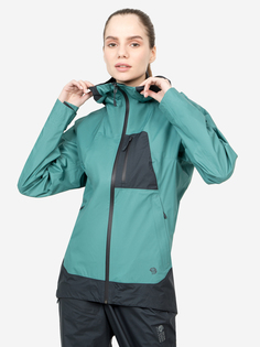 Куртка мембранная женская Mountain Hardwear Exposure/2™ Gore-Tex® Paclite Plus, Голубой, размер 48