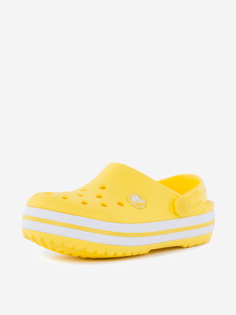 Шлепанцы детские Crocs Crocband Clog K, Желтый, размер 29