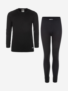 Комплект термобелья для мальчиков Craft Baselayer Set, Черный, размер 122-128