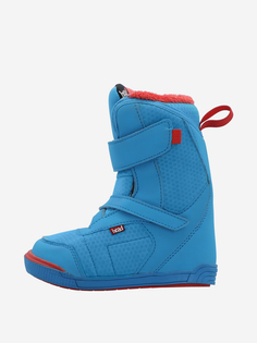 Сноубордические ботинки детские Head Velcro, Голубой, размер 24.5-26