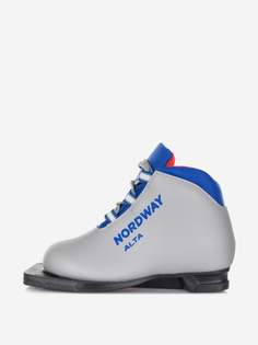 Ботинки для беговых лыж детские Nordway Alta 75 mm, Белый, размер 34