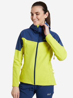 Куртка мембранная женская Jack Wolfskin Alpine Trail, Желтый, размер 46-48