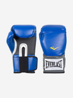 Перчатки тренировочные Everlast PU Pro Style, Синий, размер 10