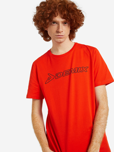 Футболка мужская Demix, Красный, размер 54