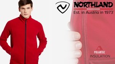 Джемпер флисовый мужской Northland Polartec, Красный, размер 46